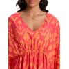imageMoss Rose Kaftan Dresses for Women V Neck Summer Swimsuit Cover up Caftan Maxi Beach DressesAorange