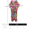 imageMoss Rose Kaftan Dresses for Women V Neck Summer Swimsuit Cover up Caftan Maxi Beach DressesCred Floral