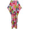 imageMoss Rose Kaftan Dresses for Women V Neck Summer Swimsuit Cover up Caftan Maxi Beach DressesCred Floral
