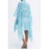 imageMoss Rose Women Summer Bikini Kimono Bathing Suit Cover Ups for SwimwearAqua