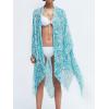 imageMoss Rose Women Summer Bikini Kimono Bathing Suit Cover Ups for SwimwearAqua
