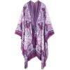 imageMoss Rose Women Summer Bikini Kimono Bathing Suit Cover Ups for SwimwearB Purple Paisley