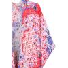 imageMoss Rose Women Summer Bikini Kimono Bathing Suit Cover Ups for SwimwearB Red Print