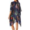 imageMoss Rose Women Summer Bikini Kimono Bathing Suit Cover Ups for SwimwearBc Tropical Garden