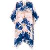 imageMoss Rose Women Summer Bikini Kimono Bathing Suit Cover Ups for SwimwearBlue Print