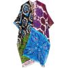 imageMoss Rose Women Summer Bikini Kimono Bathing Suit Cover Ups for SwimwearD Purple Blue