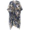 imageMoss Rose Women Summer Bikini Kimono Bathing Suit Cover Ups for SwimwearDusty Blue Garden