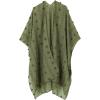 imageMoss Rose Women Summer Bikini Kimono Bathing Suit Cover Ups for SwimwearGreen