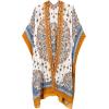 imageMoss Rose Womens Beach Cover up Swimsuit Kimono with Bohemian Floral Print Loose Casual Resort WearFageen