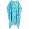 imageMoss Rose Womens Beach Kaftan Dresses Kimono Swimsuit Cover up for Bathing Suit with Floral PatternAgreen