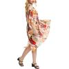imageMoss Rose Womens Beach Kaftan Dresses Kimono Swimsuit Cover up for Bathing Suit with Floral PatternBred