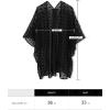 imageMoss Rose Womens Beach Kimono Coverup Sheer Chiffon Cover Ups Casual Loose Open Front Cardigan TopsBlack