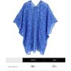 imageMoss Rose Womens Beach Kimono Coverup Sheer Chiffon Cover Ups Casual Loose Open Front Cardigan TopsBlue 2