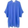 imageMoss Rose Womens Beach Kimono Coverup Sheer Chiffon Cover Ups Casual Loose Open Front Cardigan TopsBlue