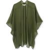 imageMoss Rose Womens Beach Kimono Coverup Sheer Chiffon Cover Ups Casual Loose Open Front Cardigan TopsOlive