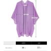 imageMoss Rose Womens Beach Kimono Coverup Sheer Chiffon Cover Ups Casual Loose Open Front Cardigan TopsPale Violet