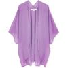 imageMoss Rose Womens Beach Kimono Coverup Sheer Chiffon Cover Ups Casual Loose Open Front Cardigan TopsPale Violet