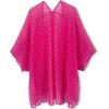 imageMoss Rose Womens Beach Kimono Coverup Sheer Chiffon Cover Ups Casual Loose Open Front Cardigan TopsRose