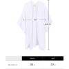 imageMoss Rose Womens Beach Kimono Coverup Sheer Chiffon Cover Ups Casual Loose Open Front Cardigan TopsWhite