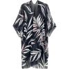 imageMoss Rose Womens Chiffon Long Kimono Beach Cover up for Summer Bathing Suits Cardigans Casual Loose SwimwearAblack