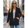 imageMoss Rose Womens Classic Sweaters Cardigan Long Sleeve Knit Coat Outwear with Pocket Available in Plus SizeBlack
