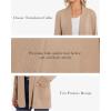 imageMoss Rose Womens Classic Sweaters Cardigan Long Sleeve Knit Coat Outwear with Pocket Available in Plus SizeBlack