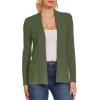 imageMoss Rose Womens Classic Sweaters Cardigan Long Sleeve Knit Coat Outwear with Pocket Available in Plus SizeGreen