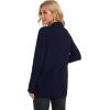 imageMoss Rose Womens Classic Sweaters Cardigan Long Sleeve Knit Coat Outwear with Pocket Available in Plus SizeNavy