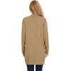 imageMoss Rose Womens Classic Sweaters Cardigan Long Sleeve Knit Coat Outwear with Pocket Available in Plus SizeZ Khaki