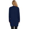 imageMoss Rose Womens Classic Sweaters Cardigan Long Sleeve Knit Coat Outwear with Pocket Available in Plus SizeZ Navy