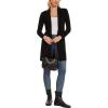 imageMoss Rose Womens Long Knit Cardigan Vest Casual Sleeveless Open Front Draped Duster Vest Available in Plus SizeZblacklong Sleeve