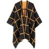imageMoss Rose Womens Shawl Wrap Poncho Ruana Cape Open Front Cardigan Shawls for Fall WinterAz Black and Sandstone
