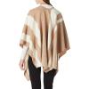 imageMoss Rose Womens Shawl Wrap Poncho Ruana Cape Open Front Cardigan Shawls for Fall WinterBa Latte Cream