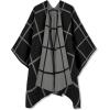 imageMoss Rose Womens Shawl Wrap Poncho Ruana Cape Open Front Cardigan Shawls for Fall WinterBlack Plaid