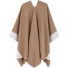 imageMoss Rose Womens Shawl Wrap Poncho Ruana Cape Open Front Cardigan Shawls for Fall WinterCameloff White