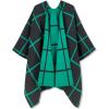 imageMoss Rose Womens Shawl Wrap Poncho Ruana Cape Open Front Cardigan Shawls for Fall WinterGreenblack