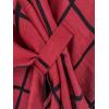 imageMoss Rose Womens Shawl Wrap Poncho Ruana Cape Open Front Cardigan Shawls for Fall WinterRedblack