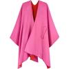 imageMoss Rose Womens Shawl Wrap Poncho Ruana Cape Open Front Cardigan Shawls for Fall WinterRose