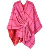 imageMoss Rose Womens Shawl Wrap Poncho Ruana Cape Open Front Cardigan Shawls for Fall WinterRosered