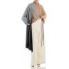 imageMoss Rose Womens Shawl Wrap Poncho Ruana Cape Open Front Cardigan Shawls for Fall WinterZscarf Blackgrey