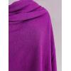 imageMoss Rose Womens Shawl Wrap Poncho Ruana Cape Open Front Cardigan Shawls for Fall WinterZscarf Purple