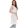 imageMoss Rose Womens Sleeveless Cardigans Vests Long Open Front Hollow Crochet Cardigan Sweater Duster VestBeige White