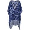 imageMoss Rose Womens Swimsuit Cover up Beach Kaftan for Bathing Suit with Floral PatternA Blue