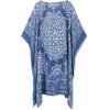 imageMoss Rose Womens Swimsuit Cover up Beach Kaftan for Bathing Suit with Floral PatternAb Blue