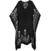 imageMoss Rose Womens Swimsuit Cover up Beach Kaftan for Bathing Suit with Floral PatternC Adeline Black1