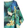 imageMoss Rose Womens Swimsuit Cover up Beach Kaftan for Bathing Suit with Floral PatternE Green Flower