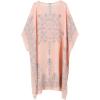 imageMoss Rose Womens Swimsuit Cover up Beach Kaftan for Bathing Suit with Floral PatternE Pink