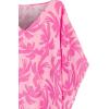 imageMoss Rose Womens Swimsuit Cover up Beach Kaftan for Bathing Suit with Floral PatternE Rose Red Print