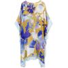 imageMoss Rose Womens Swimsuit Cover up Beach Kaftan for Bathing Suit with Floral PatternE Yellow