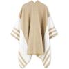 imageMoss Rose Womens Travel Plaid Shawl Wrap Open Front Poncho Cape for Fall WinterC Latte